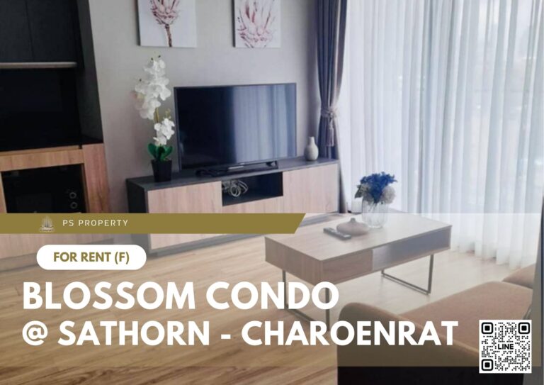 PS74211 – Condo Near BTS Surasak Station For Rent , 2 bedroom unit at Blossom Condo @ Sathorn – Charoenrat