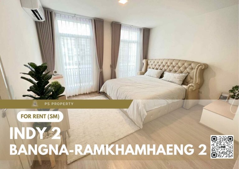 PS82520 – House Near MRT Si Iam Station For Rent , at Indy 2 Bangna-Ramkhamhaeng 2