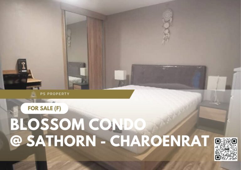 PS69921 – Condo Near BTS Surasak Station For Sale , One bedroom unit at Blossom Condo @ Sathorn – Charoenrat