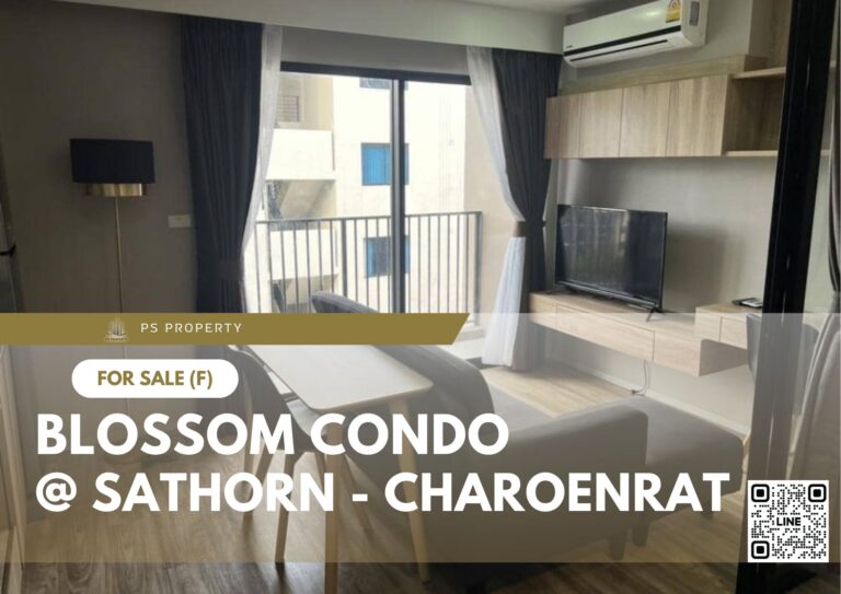 PS69866 – Condo Near BTS Surasak Station For Sale , One bedroom unit at Blossom Condo @ Sathorn – Charoenrat