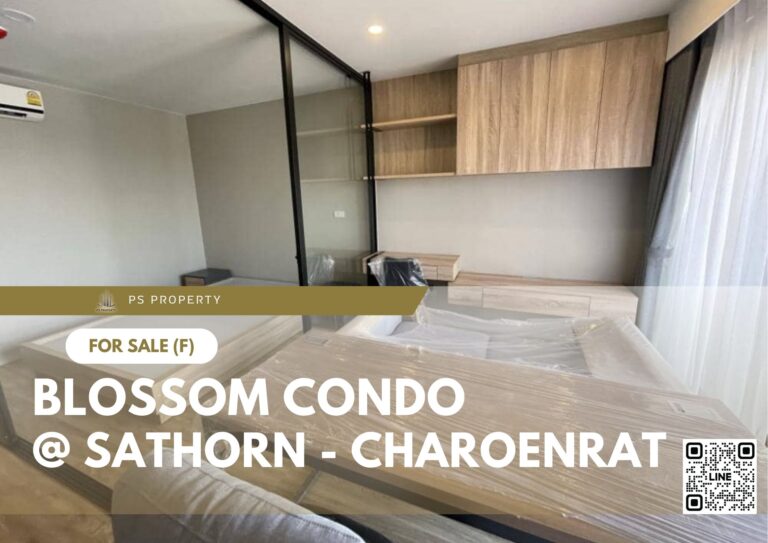 PS69842 – Condo Near BTS Surasak Station For Sale , One bedroom unit at Blossom Condo @ Sathorn – Charoenrat