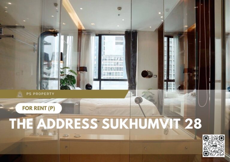 PS71395 – Condo Near BTS Phrom Phong Station For Rent , One bedroom unit at The Address Sukhumvit 28
