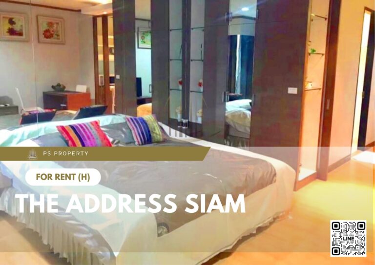 PS28397 – Condo Near BTS Ratchathewi Station For Rent , Two bedroom unit at The Address Siam