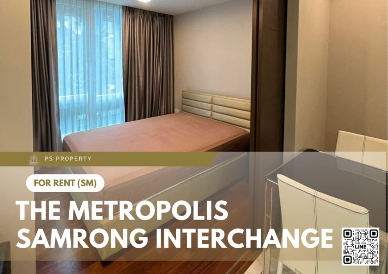 PS83839 – Condo Near BTS Samrong Station For Rent , One bedroom unit at The Metropolis Samrong Interchange