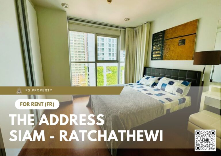 PS83885 – Condo Near BTS Ratchathewi Station For Rent , Two bedroom unit at THE ADDRESS SIAM – RATCHATHEWI