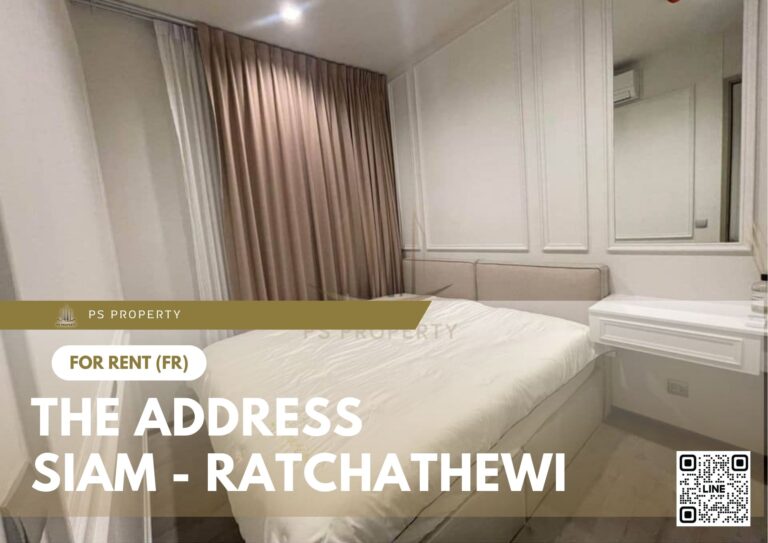 PS28427 – Condo Near BTS Ratchathewi Station For Rent , One bedroom unit at THE ADDRESS SIAM – RATCHATHEWI