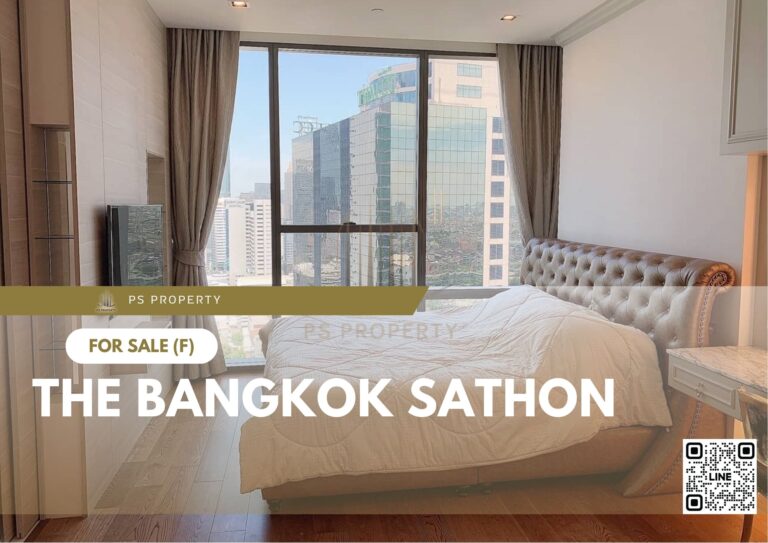 PS34004 – Condo Near BTS Surasak Station For Sale , One bedroom unit at The Bangkok Sathon
