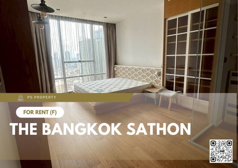 PS83909 – Condo Near BTS Surasak Station For Rent , Two bedroom unit at The Bangkok Sathon