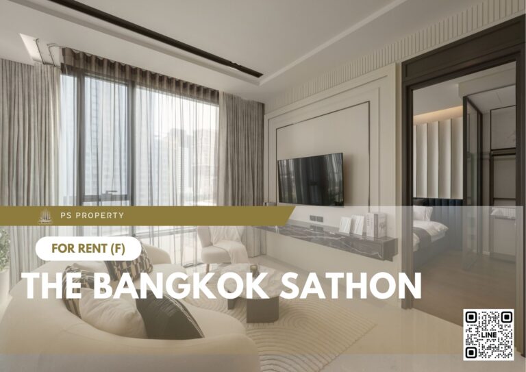PS83921 – Condo Near BTS Surasak Station For Rent , Two bedroom unit at The Bangkok Sathon