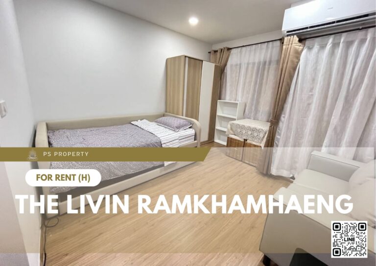 PS82143 – Condo Near MRT Yaek Lam Sali Station For Rent , One bedroom unit at The Livin Ramkhamhaeng