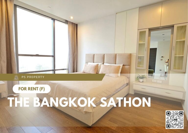 PS83933 – Condo Near BTS Surasak Station For Rent , One bedroom unit at The Bangkok Sathon