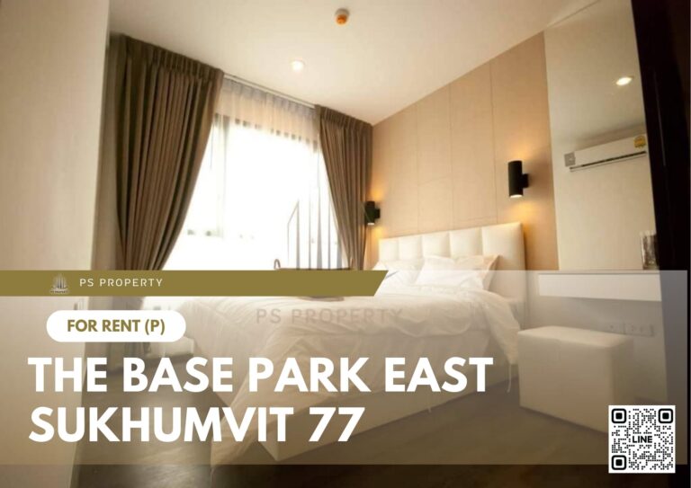 PS12852 – Condo Near BTS Phra Khanong Station For Rent , One bedroom unit at The Base Park East Sukhumvit 77