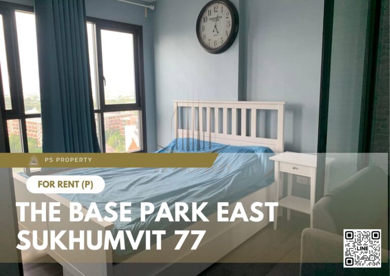 PS13784 – Condo Near BTS Phra Khanong Station For Rent , One bedroom unit at The Base Park East Sukhumvit 77