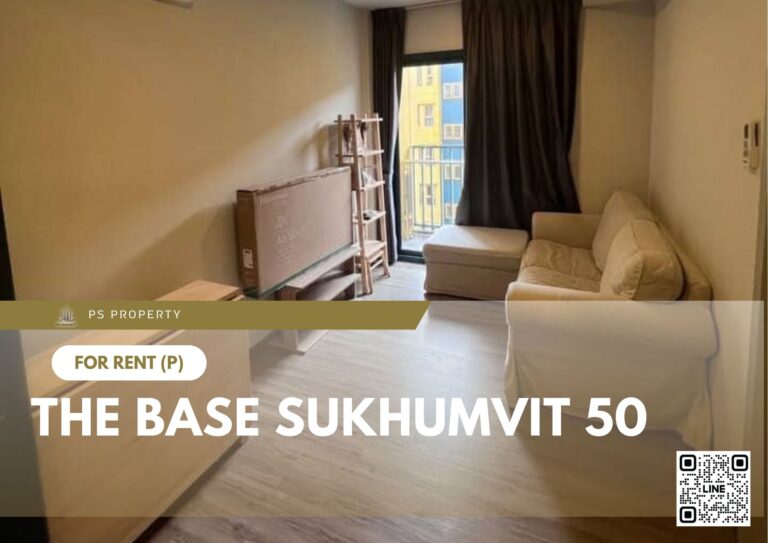 PS70125 – Condo Near BTS On Nut Station For Rent , One bedroom unit at The Base Sukhumvit 50