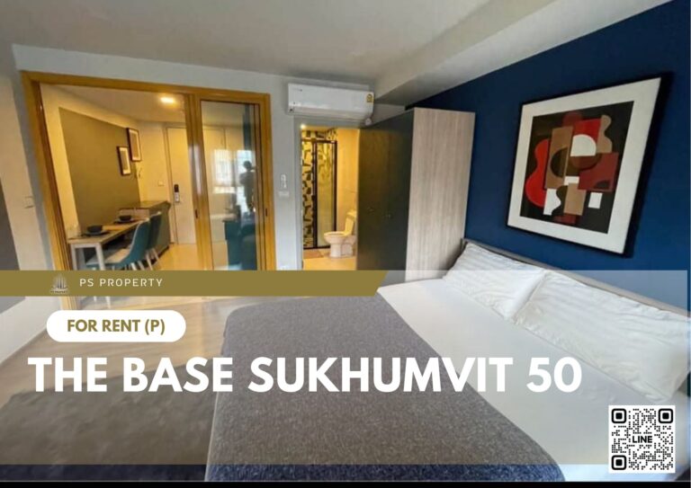 PS54463 – Condo Near BTS On Nut Station For Rent , One bedroom unit at The Base Sukhumvit 50