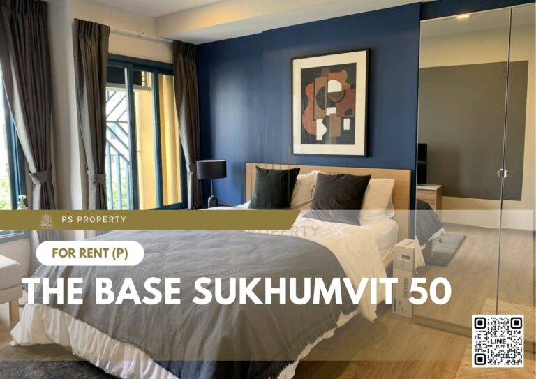 PS38585 – Condo Near BTS On Nut Station For Rent , One bedroom unit at The Base Sukhumvit 50