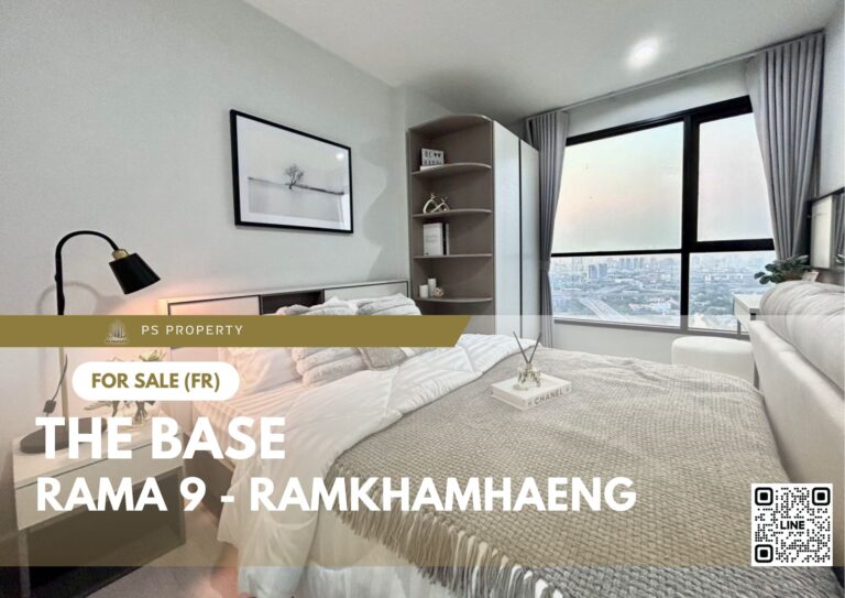 PS83687 – Condo Near ARL Ramkhamhaeng Station For Sale , One bedroom unit at The Base Rama 9 – Ramkhamhaeng