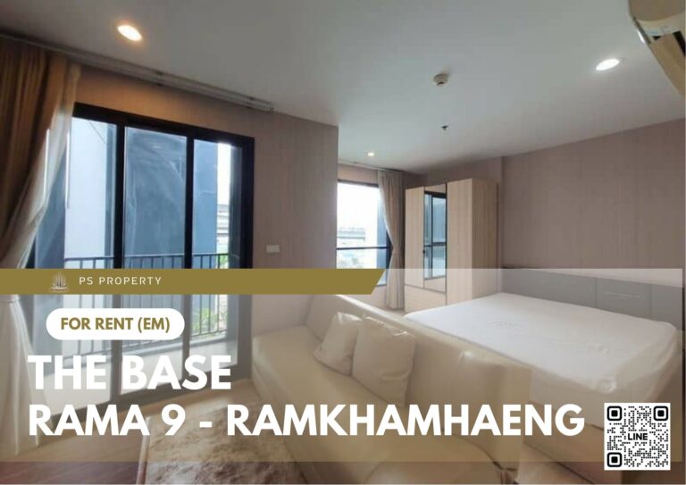 PS73870 – Condo Near ARL Ramkhamhaeng Station For Rent , One bedroom unit at The Base Rama 9 – Ramkhamhaeng