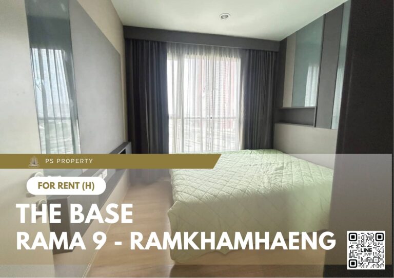 PS70434 – Condo Near ARL Ramkhamhaeng Station For Rent , One bedroom unit at The Base Rama 9 – Ramkhamhaeng