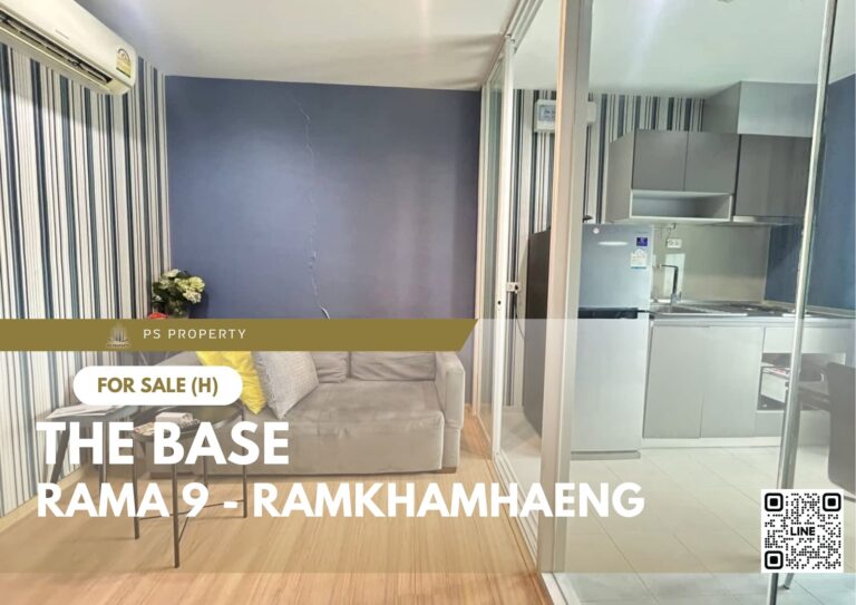 PS70434 – Condo Near ARL Ramkhamhaeng Station For Sale , One bedroom unit at The Base Rama 9 – Ramkhamhaeng