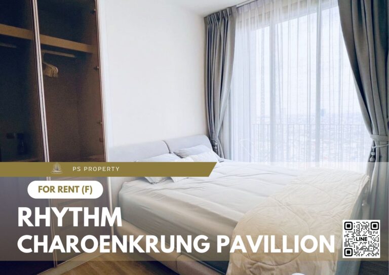 PS82579 – Condo Near BTS Saphan Taksin Station For Rent , One bedroom unit at RHYTHM CHAROENKRUNG PAVILLION