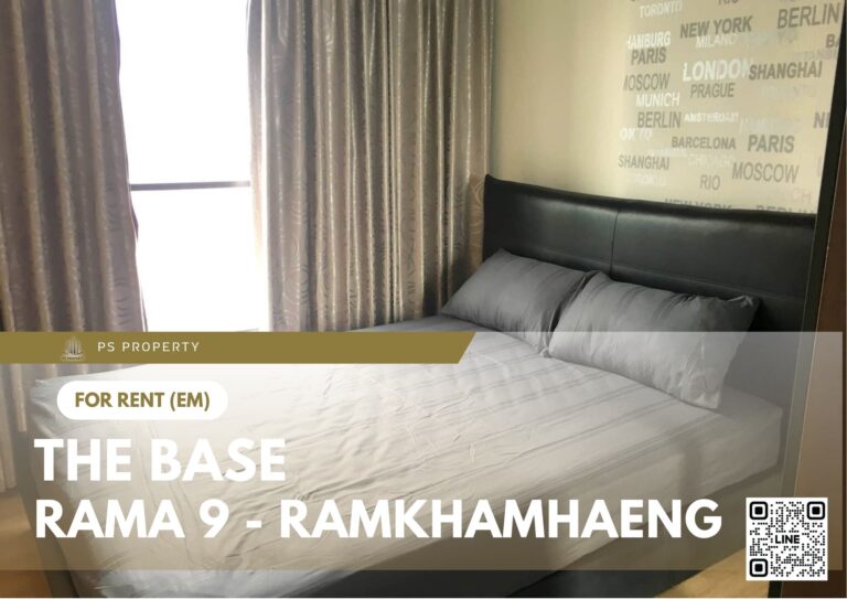 PS66340 – Condo Near ARL Ramkhamhaeng Station For Rent , One bedroom unit at The Base Rama 9 – Ramkhamhaeng