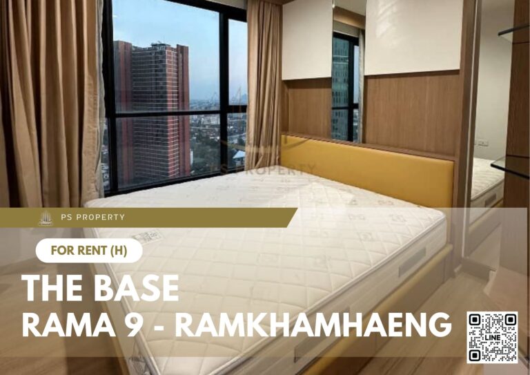 PS53711 – Condo Near ARL Ramkhamhaeng Station For Rent , One bedroom unit at The Base Rama 9 – Ramkhamhaeng