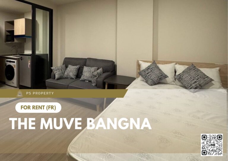 PS83715 – Condo Near MRT Si Iam Station For Rent , One bedroom unit at THE MUVE Bangna