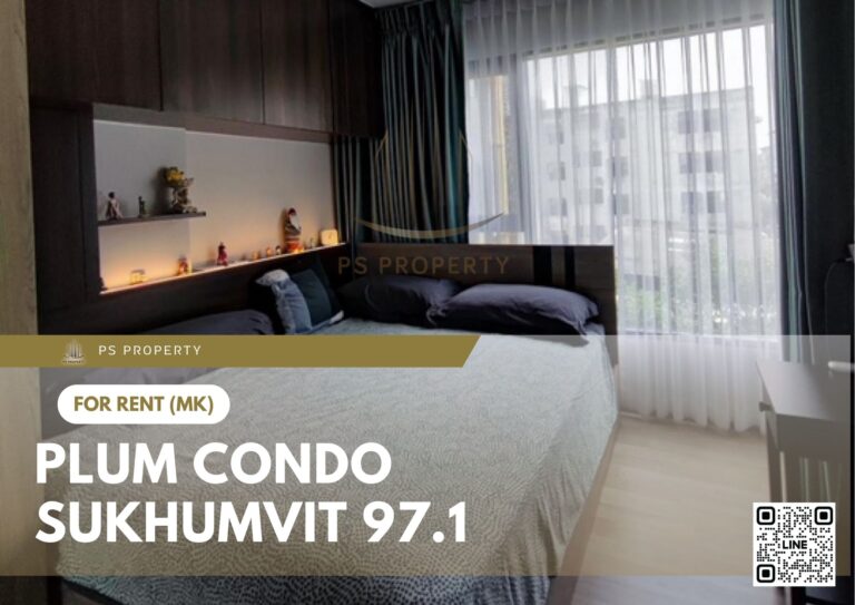 PS30068 – Condo Near BTS Bang Chak Station For Rent , Two bedroom unit at Plum Condo Sukhumvit 97.1