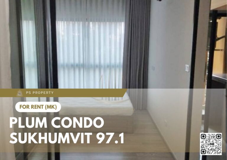 PS75807 – Condo Near BTS Bang Chak Station For Rent , One bedroom unit at Plum Condo Sukhumvit 97.1