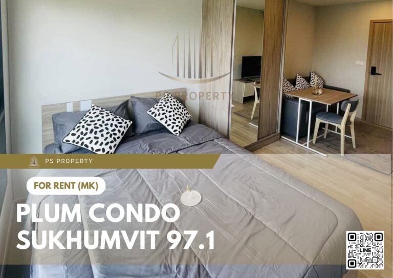 PS28936 – Condo Near BTS Bang Chak Station For Rent , One bedroom unit at Plum Condo Sukhumvit 97.1
