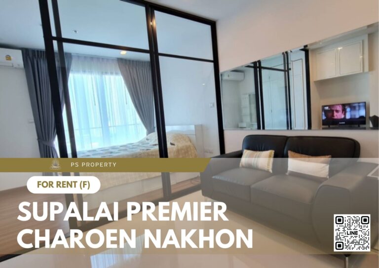 PS82596 – Condo Near BTS Krung Thon Buri Station For Rent , One bedroom unit at Supalai Premier Charoen Nakhon