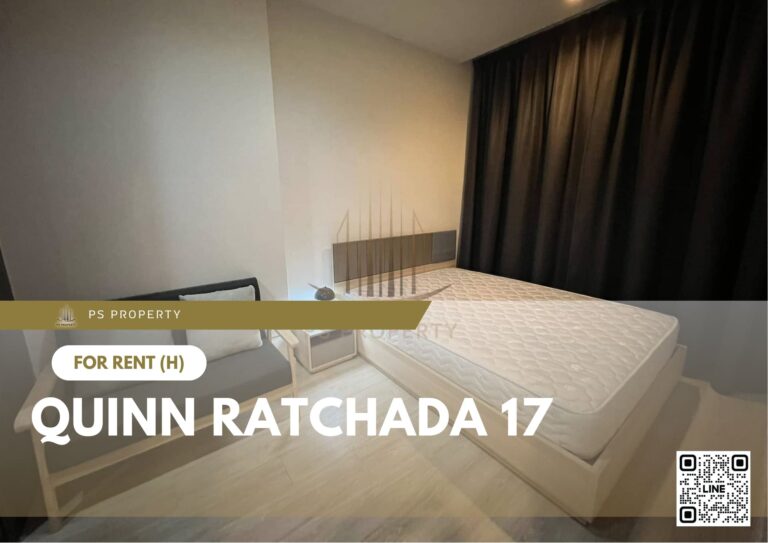 PS47632 – Condo Near MRT Sutthisan Station For Rent , One bedroom unit at Quinn Ratchada 17