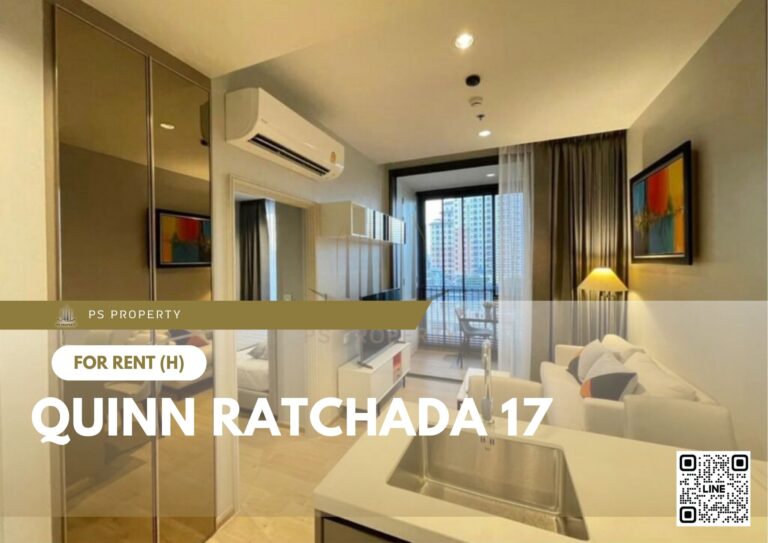 PS16801 – Condo Near MRT Sutthisan Station For Rent , One bedroom unit at Quinn Ratchada 17
