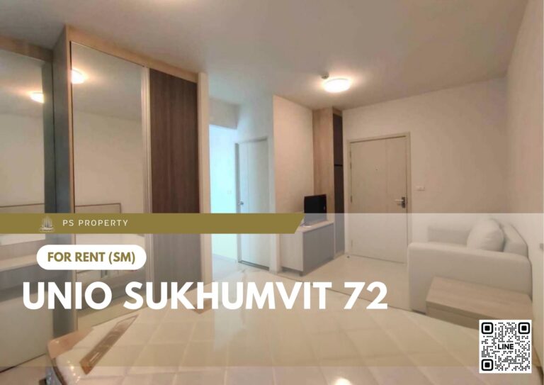 PS85084 – Condo Near BTS Bearing Station For Rent , One bedroom unit at UNiO Sukhumvit 72