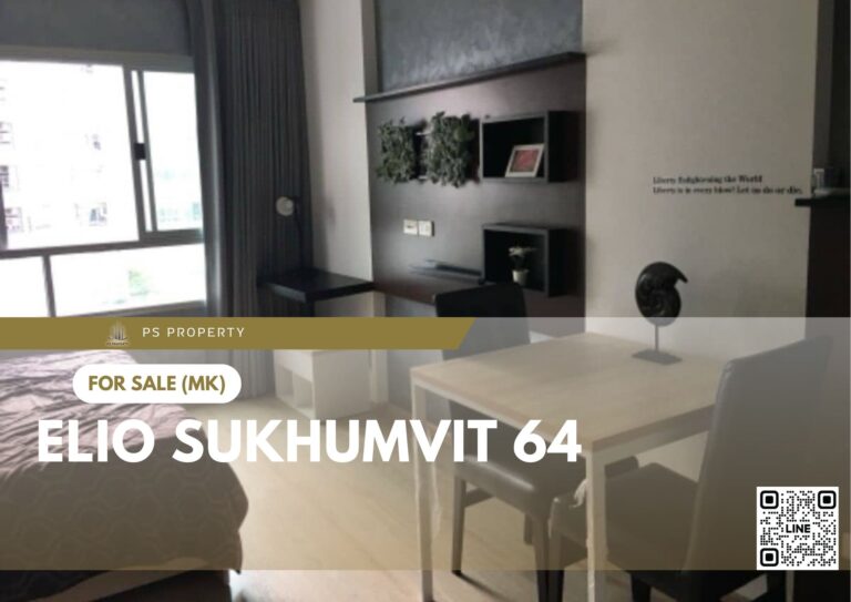 PS75904 – Condo Near BTS Punnawithi Station For Rent , One bedroom unit at Elio Sukhumvit 64