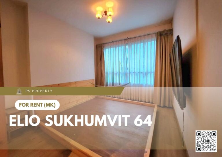 PS33790 – Condo Near BTS Punnawithi Station For Rent , One bedroom unit at Elio Sukhumvit 64