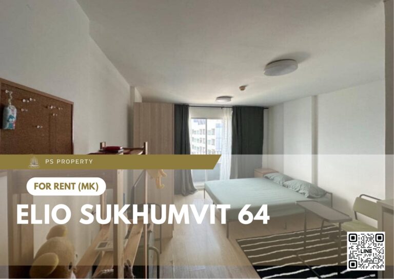 PS67753 – Condo Near BTS Punnawithi Station For Rent , One bedroom unit at Elio Sukhumvit 64
