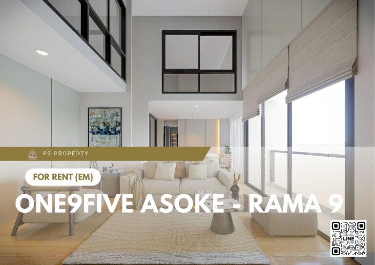 PS65475 – Condo Near MRT Phra Ram 9 Station For Rent , 3 bedroom unit at One9Five Asoke – Rama 9