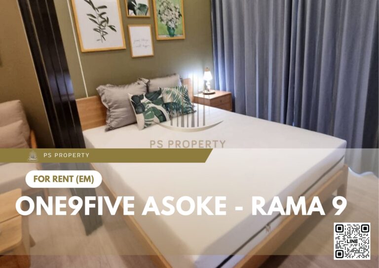 PS20687 – Condo Near MRT Phra Ram 9 Station For Rent , One bedroom unit at One9Five Asoke – Rama 9