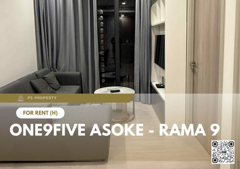 PS81090 – Condo Near MRT Phra Ram 9 Station For Rent , One bedroom unit at One9Five Asoke – Rama 9
