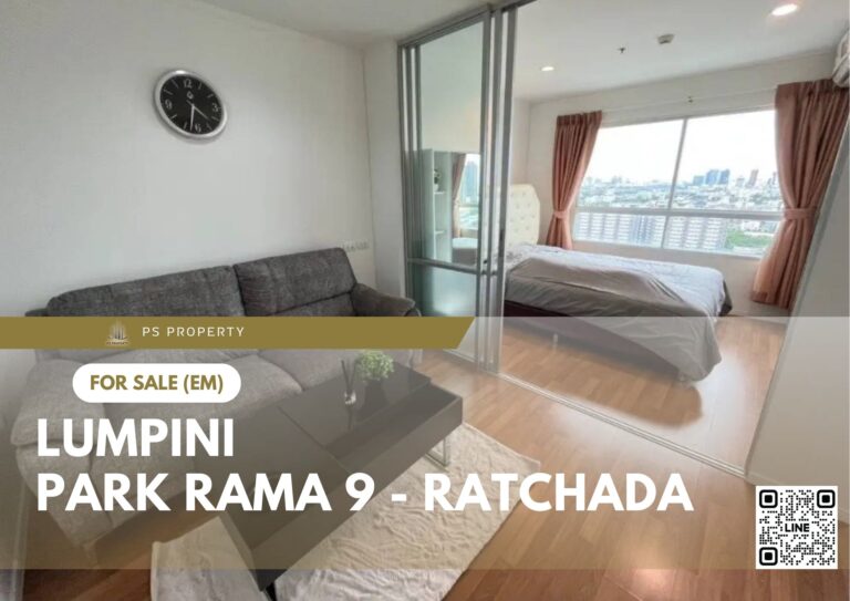 PS81980 – Condo Near MRT Phra Ram 9 Station For Sale , One bedroom unit at Lumpini Park Rama 9 – Ratchada