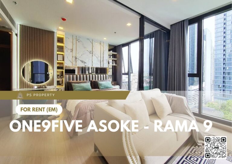PS85169 – Condo Near MRT Phra Ram 9 Station For Rent , One bedroom unit at One9Five Asoke – Rama 9