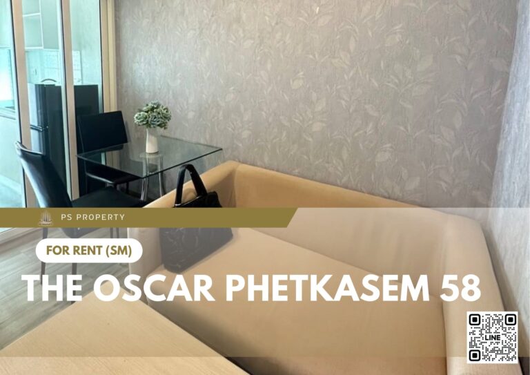PS69656 – Condo Near MRT Phasi Charoen Station For Rent , One bedroom unit at The Oscar Phetkasem 58
