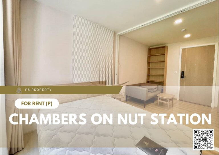 PS25861 – Condo Near BTS On Nut Station For Rent , One bedroom unit at Chambers On Nut Station