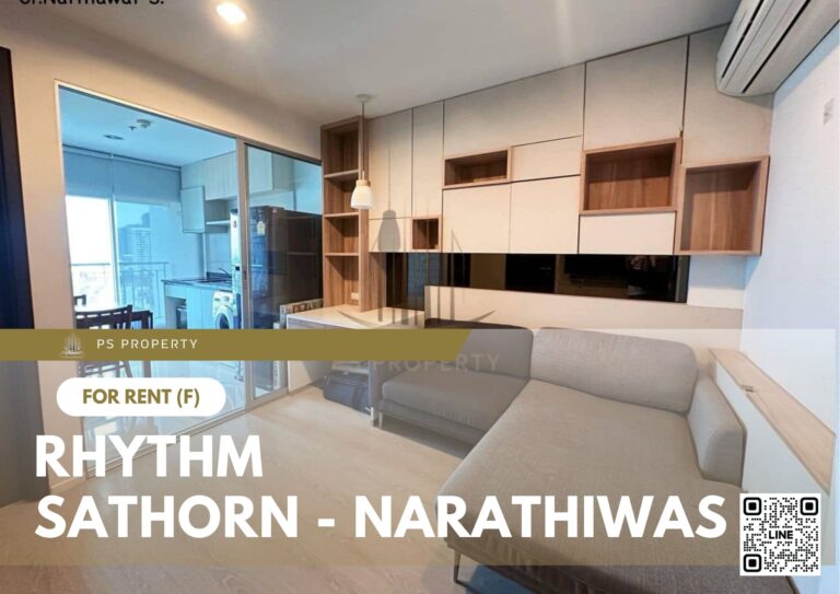 PS34787 – Condo Near BTS Chong Nonsi Station For Rent , One bedroom unit at Rhythm Sathorn – Narathiwas