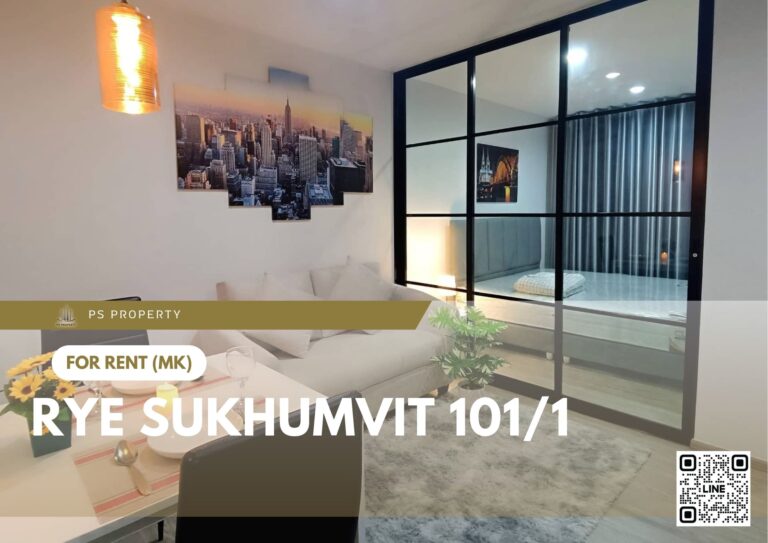 PS73092 – Condo Near BTS Punnawithi Station For Rent , One bedroom unit at RYE Sukhumvit 101/1