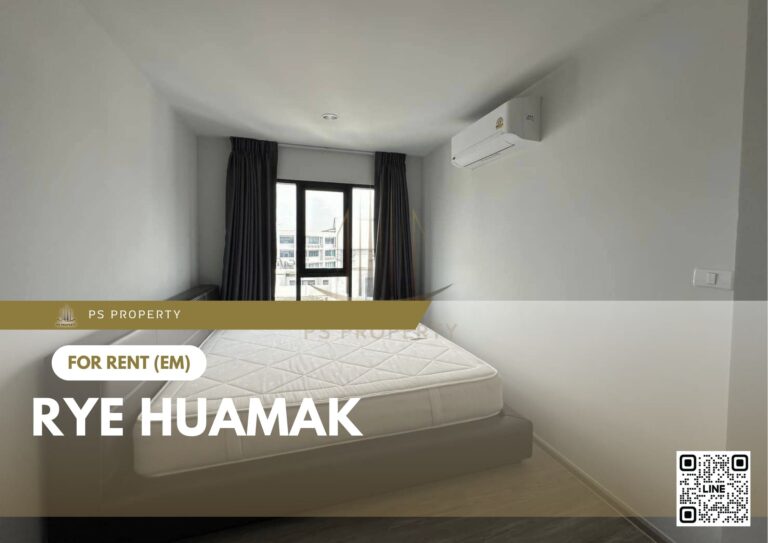 PS34952 – Condo Near ARL Hua Mak Station For Rent , One bedroom unit at RYE Huamak