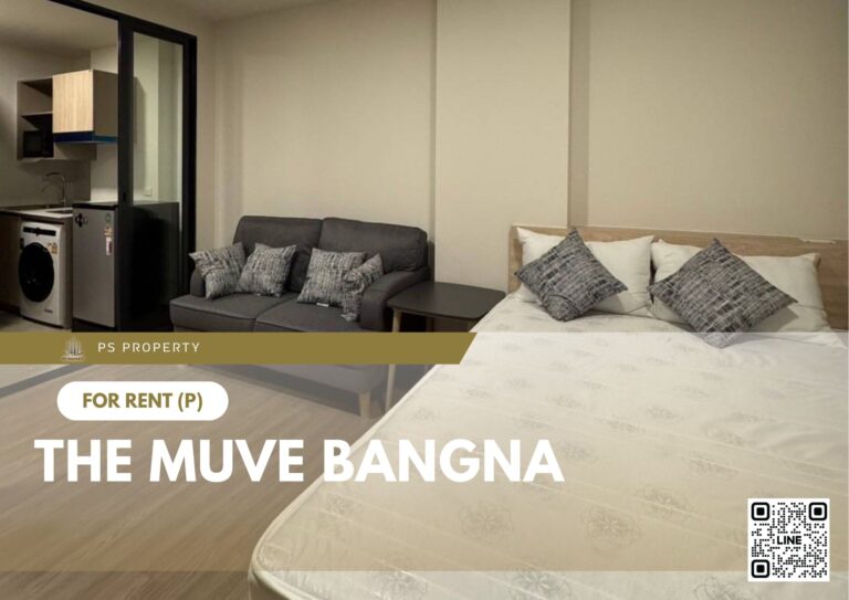 PS83715 – Condo Near MRT Si Iam Station For Rent , One bedroom unit at THE MUVE Bangna