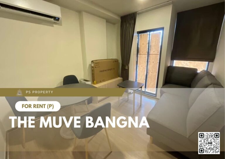 PS81006 – Condo Near MRT Si Iam Station For Rent , Two bedroom unit at THE MUVE Bangna